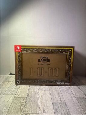 Tomb Raider I-III Remastered ULTIMATE collectors edition Switch LRG